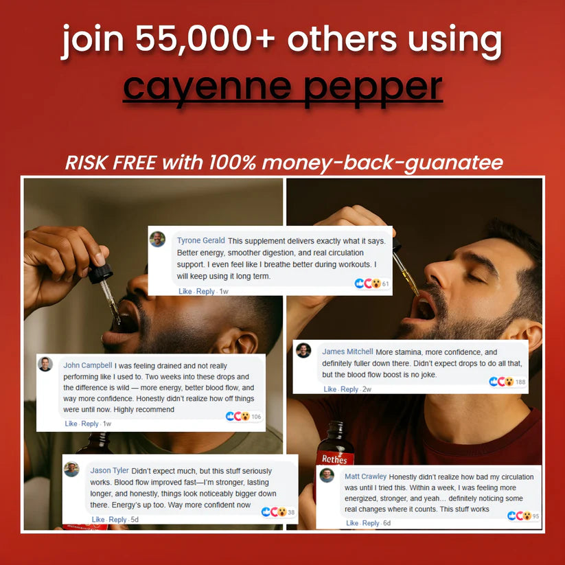 Extreme Cayenne Pepper Drops for Growth & Stamina