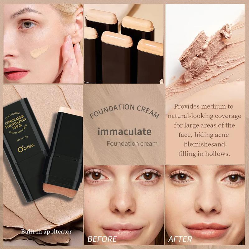 Dual-ended Eraser Foundation Stick
