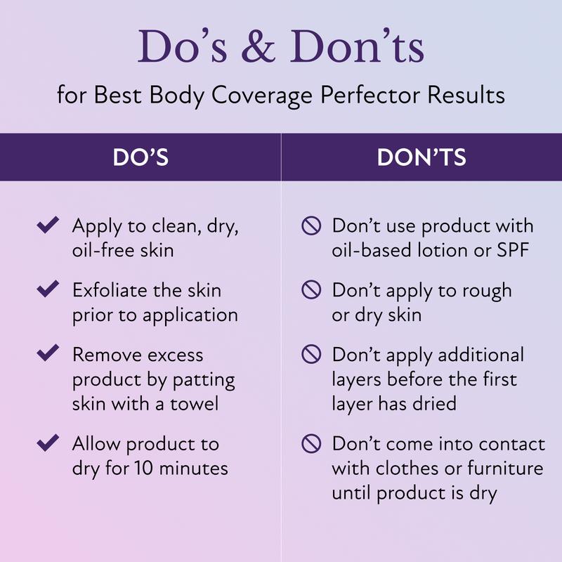 Body Coverage Perfector 3.5oz + Brush