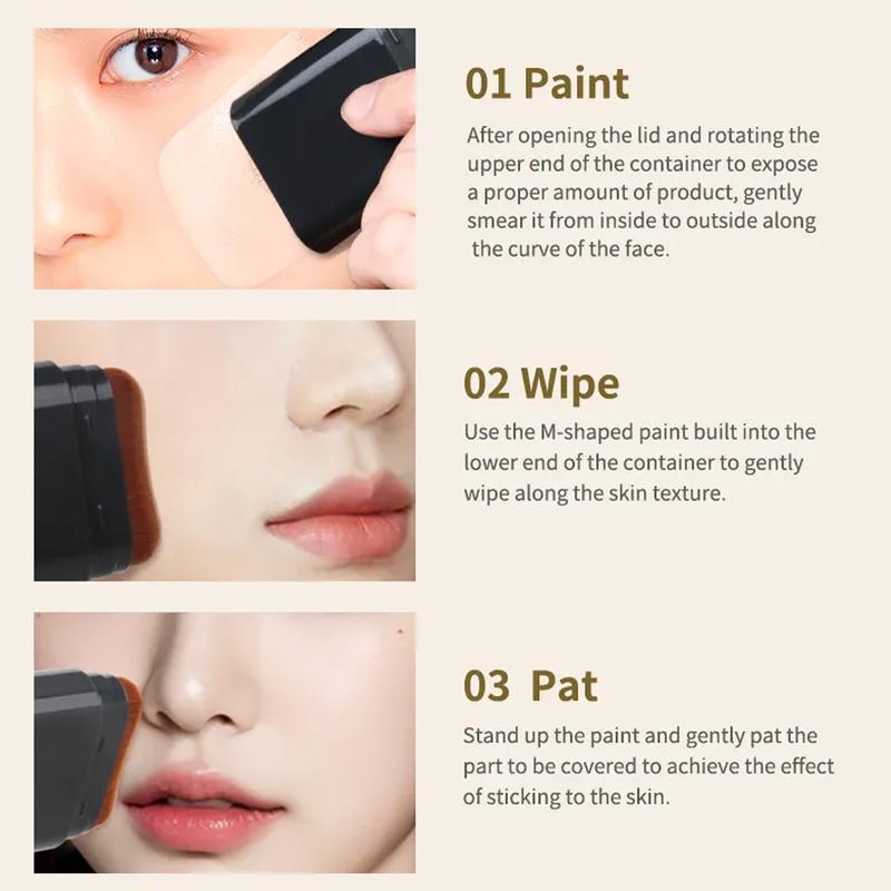 Dual-ended Eraser Foundation Stick