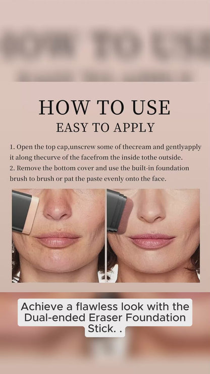 Dual-ended Eraser Foundation Stick